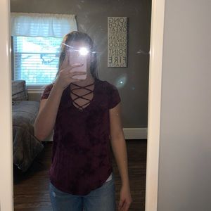 American Eagle Purple Tshirt